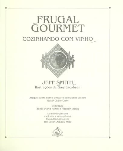 Frugal gourmet cozinhando com vinho