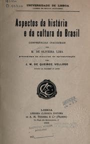 Aspectos da história e da cultura do Brasil: conferências inaugurais
