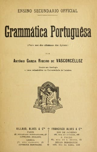 Gramma tica portugue sa: (para uso dos alumnos dos Lyceus)