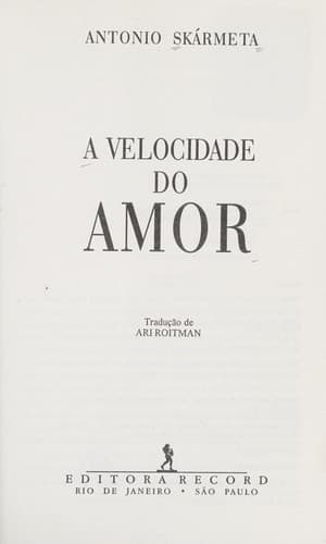 A velocidade de amor