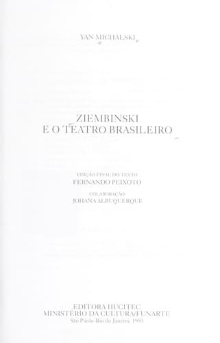 Ziembinski e o teatro brasileiro