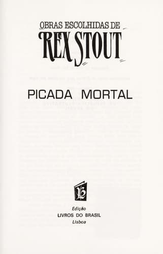 Obras escolhidas de Rex Stout