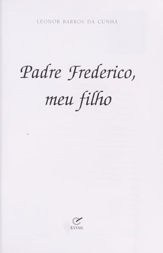 Padre Frederico, meu filho