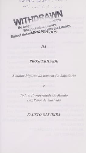Os segredos da prosperidade: a maior riqueza do homem e  a sabedoria e toda a prosperidade do mundo faz parte de sua vida