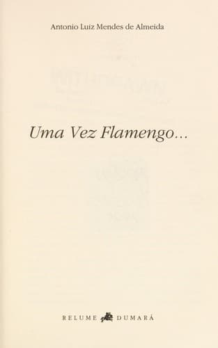 Uma vez Flamengo--