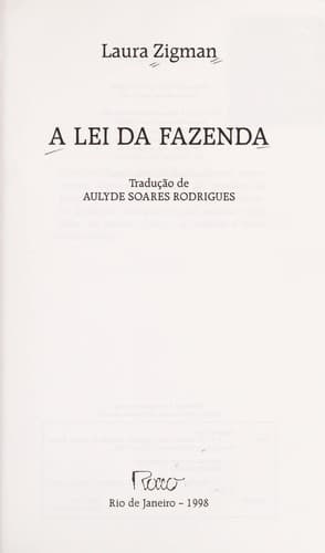 A lei da fazenda