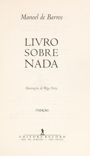 Livro sobre nada