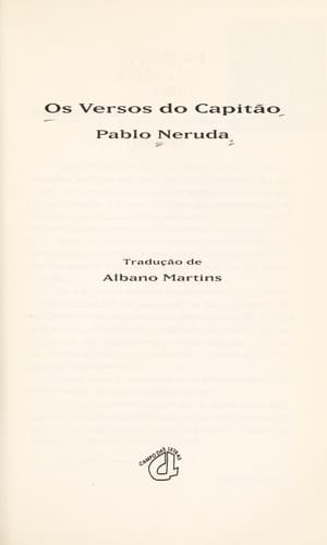 Os versos de capita o