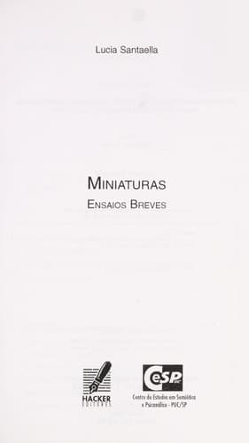 Miniaturas: ensaios breves