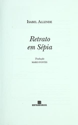 Retrato a sépia
