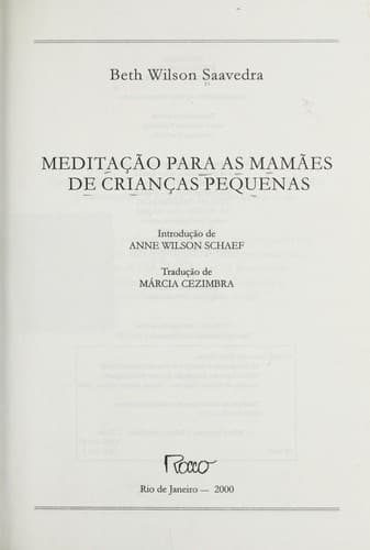 Meditação Para as Mamães de Crianças Pequenas