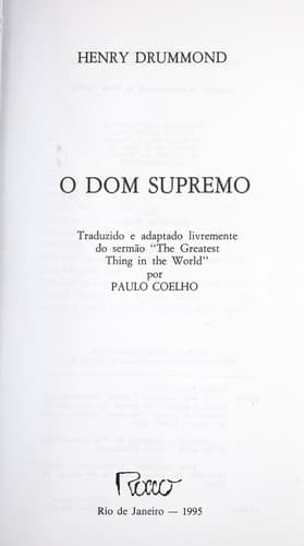 O dom supremo