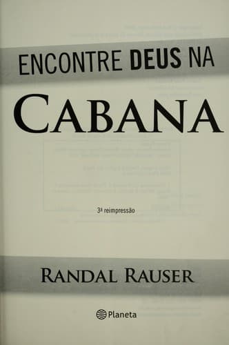 Encontre Deus na cabana