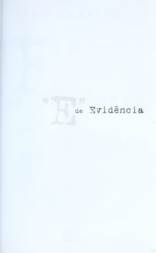 "E" de evide ncia