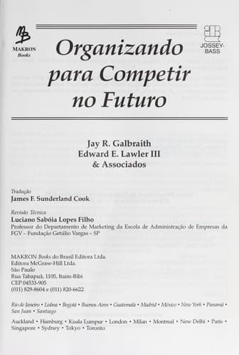 Organizando para competir no futuro