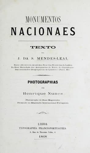 Monumentos nacionaes portuguezes