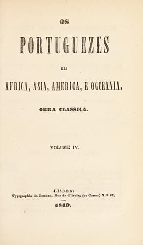 Os Portuguezes em Africa, Asia, America, e Oceania