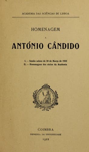 Homenagem a Anto nio Ca ndido