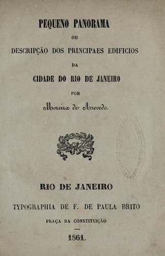 Pequeno panorama, ou, Descripção dos principaes edificios da cidade do Rio de Janeiro