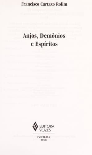 Anjos, demônios e espíritos