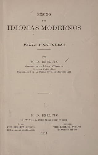 Ensino dos idiomas modernos