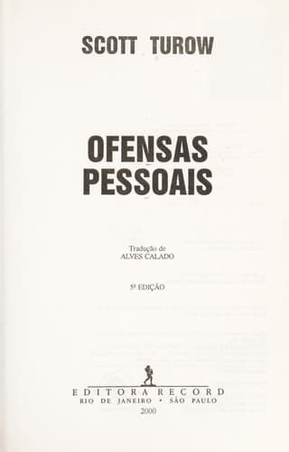 Ofensas Pessoais