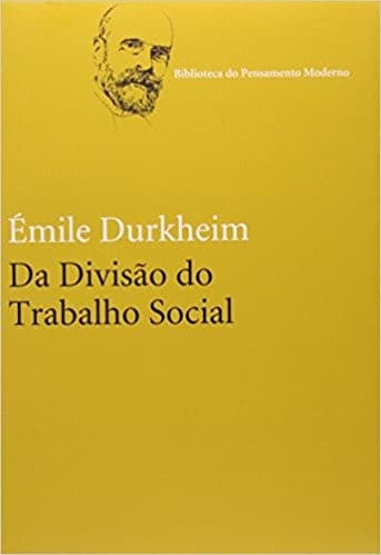 Da divisão do trabalho social