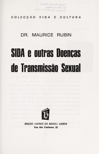 SIDA e outras doenças de tranmissão sexual