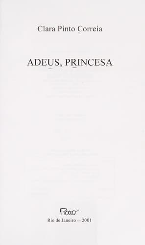 Adeus, princesa