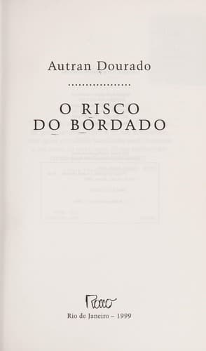 O risco do bordado