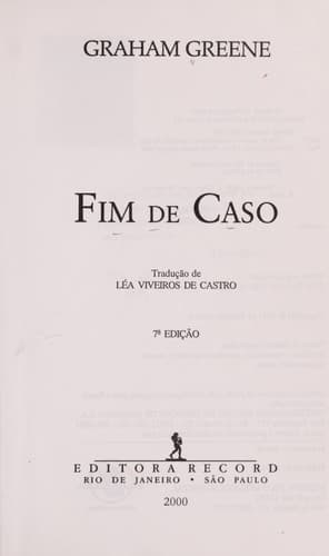 Fim de caso