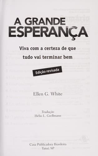 A grande esperancʹa: viva com a certeza de que tudo vai terminar bem
