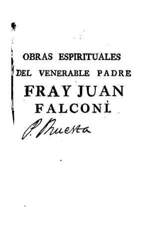 Obras espirituales, recog. por J. Sanchís