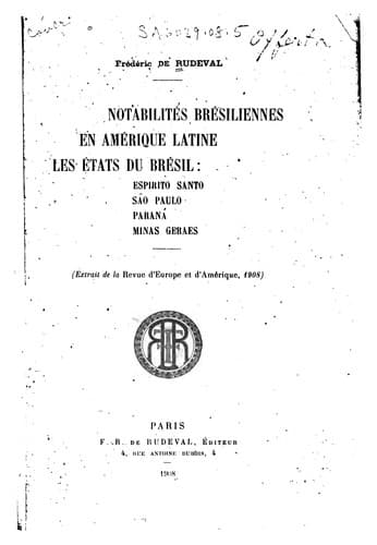 Notabilités brésiliennes, En Amérique Latine, Les états du Brésil: Espirito Santo, São Paulo ...