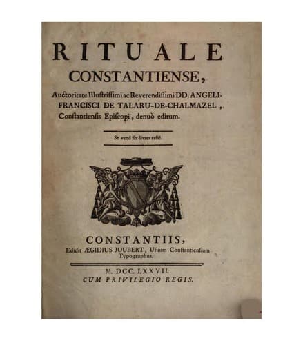 Ritual Constantiense. Denuò ed