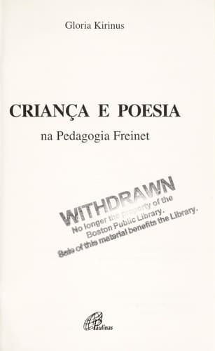 Criança e poesia na pedagogia Freinet
