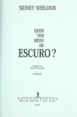 Quem Tem Medo de Escuro?