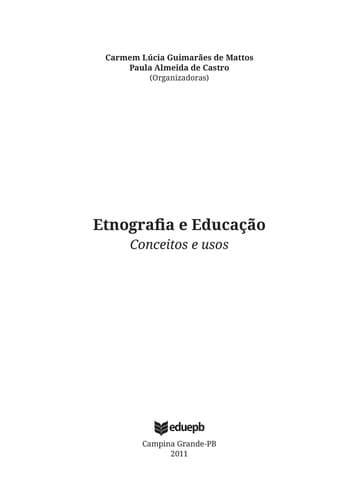 Etnografia e educação: conceitos e usos