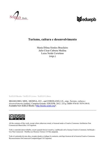 Turismo, cultura e desenvolvimento