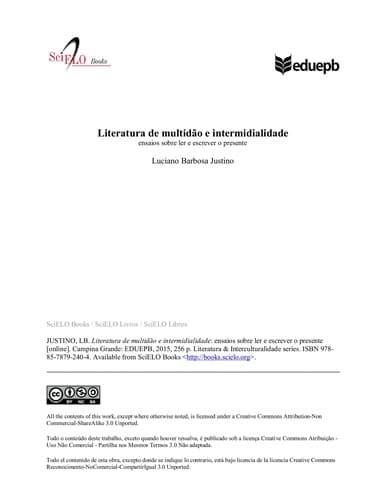 Literatura de multidão e intermidialidade: ensaios sobre ler e escrever o presente