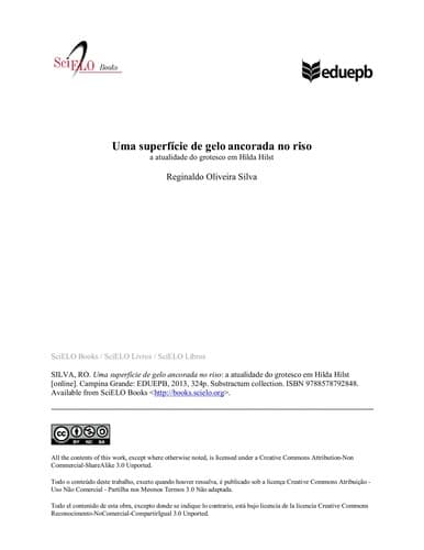 Uma superfície de gelo ancorada no riso: a atualidade do grotesco em Hilda Hilst
