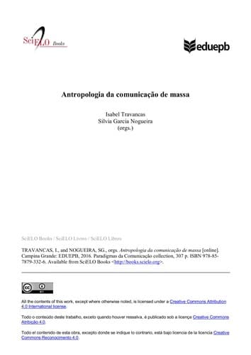 Antropologia da comunicação de massa