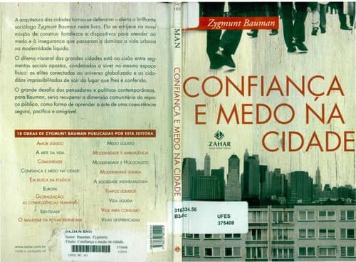 Confiança e medo na cidade