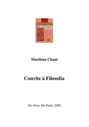 Convité à filosofia
