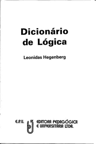 Dicionário de lógica