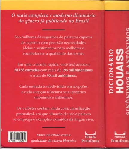 Dicionário sinônimos e antônimos