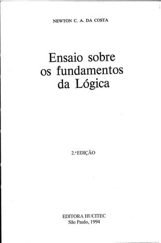 Ensaio sobre os fundamentos da lógica