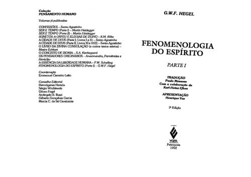 Fenomenologia do espirito