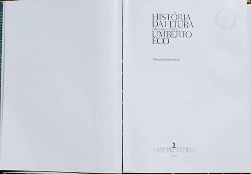 História da feiura