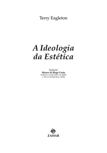 A ideologia da Estética